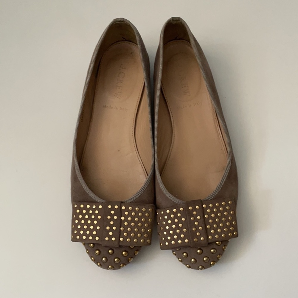 J. Crew Kiki ballet flats beige
